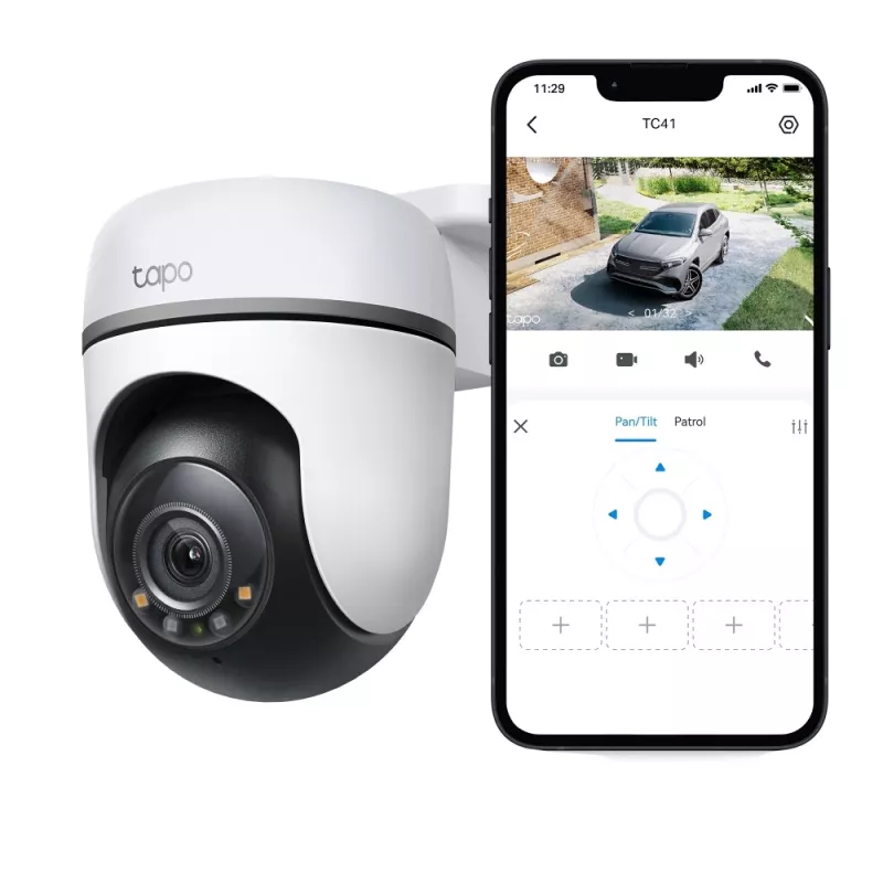 TP-Link Tapo TC41 V2 Spherical IP security camera Indoor & outdoor 2304 x 1296 pixels Ceiling/Wall/Pole