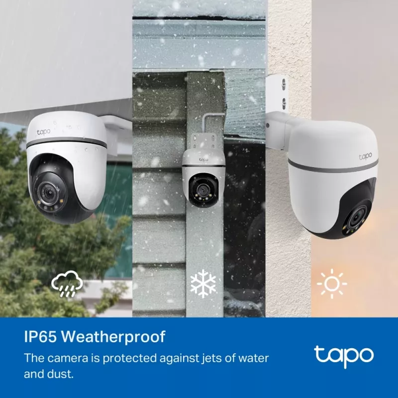 TP-Link Tapo TC41 V2 Spherical IP security camera Indoor & outdoor 2304 x 1296 pixels Ceiling/Wall/Pole