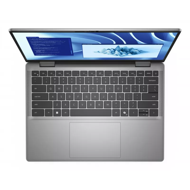 DELL Latitude 7455 Copilot+ PC Snapdragon X1P-64-100 Laptop 35.6 cm (14 inch) Touchscreen Quad HD+ 16 GB LPDDR5x-SDRAM 512 GB SSD Wi-Fi 7 (802.11be) Windows 11 Pro German Grey