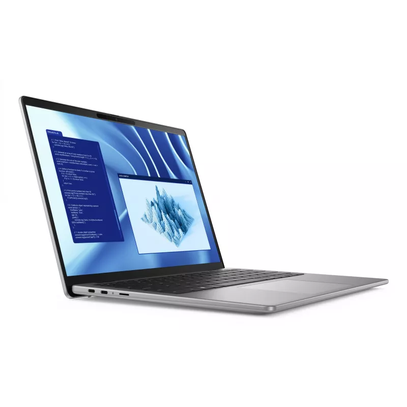DELL Latitude 7455 Copilot+ PC Snapdragon X1P-64-100 Laptop 35.6 cm (14 inch) Touchscreen Quad HD+ 16 GB LPDDR5x-SDRAM 512 GB SSD Wi-Fi 7 (802.11be) Windows 11 Pro German Grey