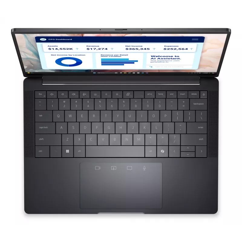 DELL Pro 13 Premium PA13250 Copilot+ PC Intel Core Ultra 7 268V Laptop 33.8 cm (13.3 inch) Touchscreen Quad HD+ 32 GB LPDDR5x-SDRAM 512 GB SSD Wi-Fi 7 (802.11be) Windows 11 Pro German Grey