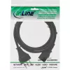 InLine power cable, Switzerland, black, 1m