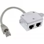 InLine ISDN Port Doubler 1x RJ45 male / 2x RJ45 female with Cable 69932A
