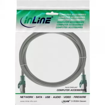 InLine Crossover PC to PC Patch Cable SF/UTP Cat.5e grey 0.3m