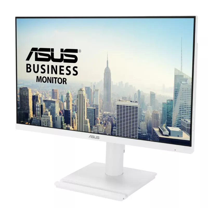 27 inch ASUS VA279QGS-W LCD monitor, 1920x1080 Full HD, IPS, 1 ms, 350 cd/m², USB 3.2 hub, speakers, VESA, height adjustable, white