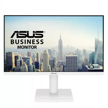 27 inch ASUS VA279QGS-W LCD monitor, 1920x1080 Full HD, IPS, 1 ms, 350 cd/m², USB 3.2 hub, speakers, VESA, height adjustable, white