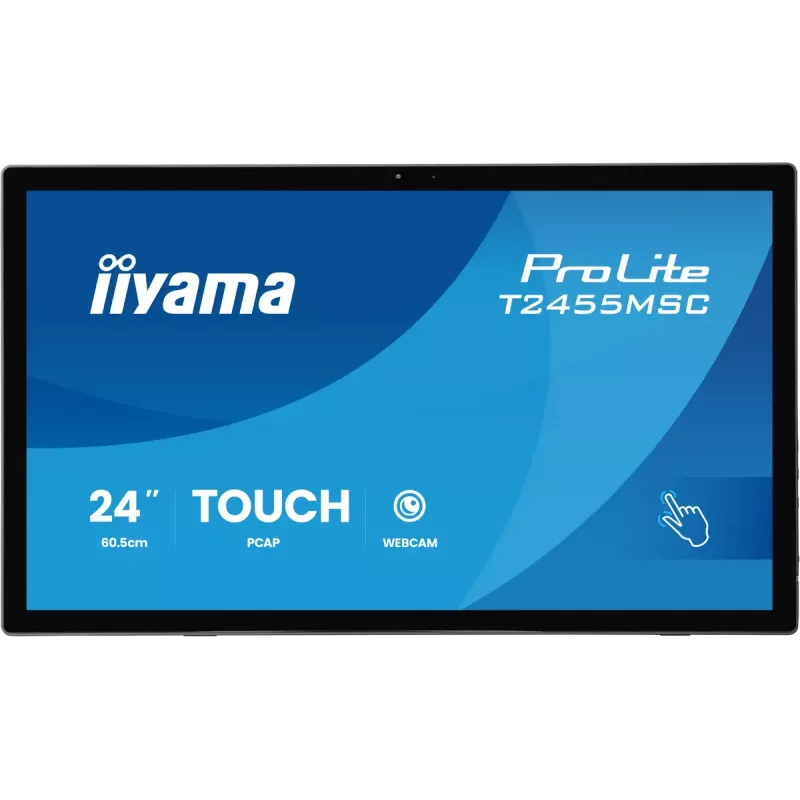 Touch control panel IIYAMA T2455MSC-B2 23.8 inch IPS 1920×1080, speakers, VESA, black