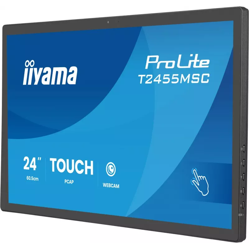 Touch control panel IIYAMA T2455MSC-B2 23.8 inch IPS 1920×1080, speakers, VESA, black