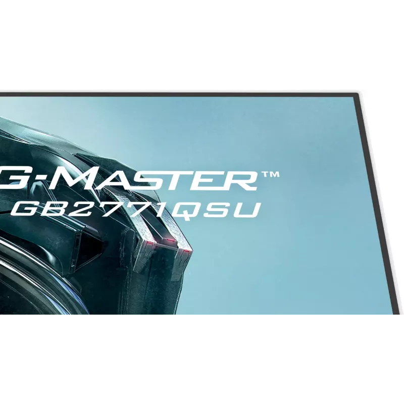 27 inch iiyama G-MASTER GB2771QSU-W1 monitor, 2560×1440 WQHD, Fast IPS, 2 ms, USB 3.2 hub, speakers, VESA, height adjustable (white)