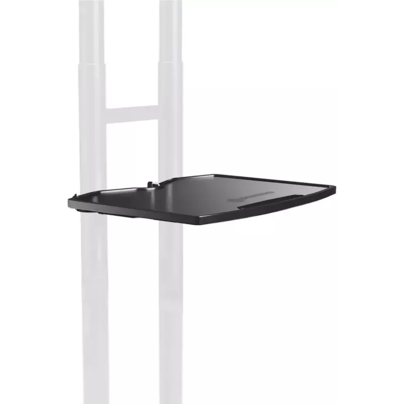Shelf mounting accessory ONKRON APT1881-B for signage displays, ABS and steel, 460×320×20 mm, black
