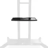 Shelf mounting accessory ONKRON APT1881-B for signage displays, ABS and steel, 460×320×20 mm, black