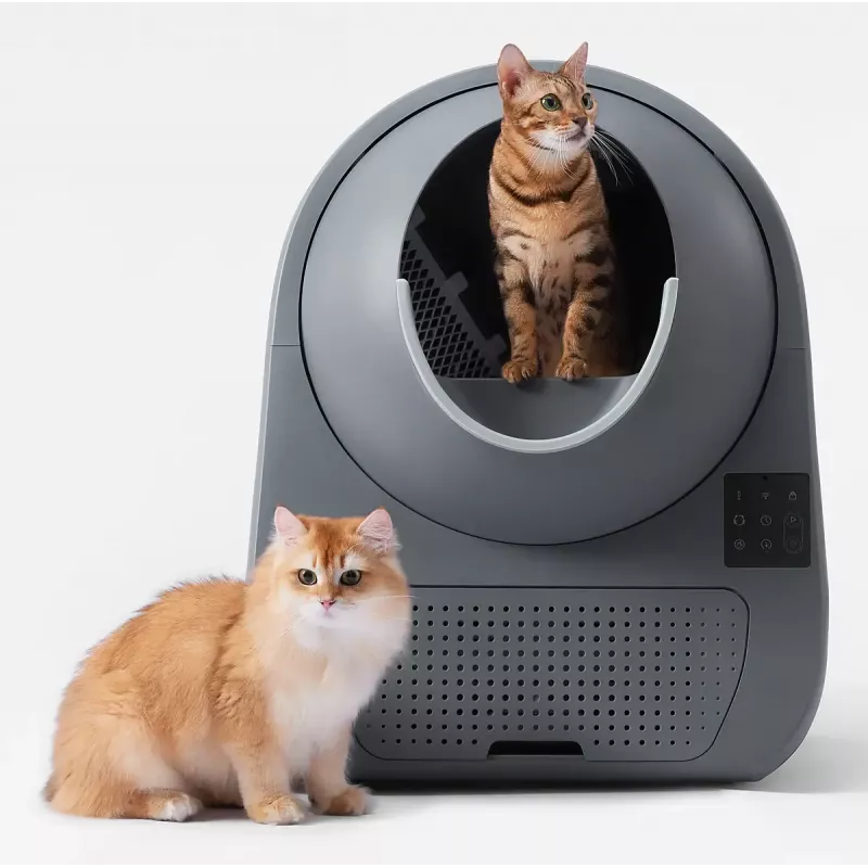 Self-cleaning cat litter box Catlink Pro-X Luxury — 65 L capacity, Grey, 580×600 mm