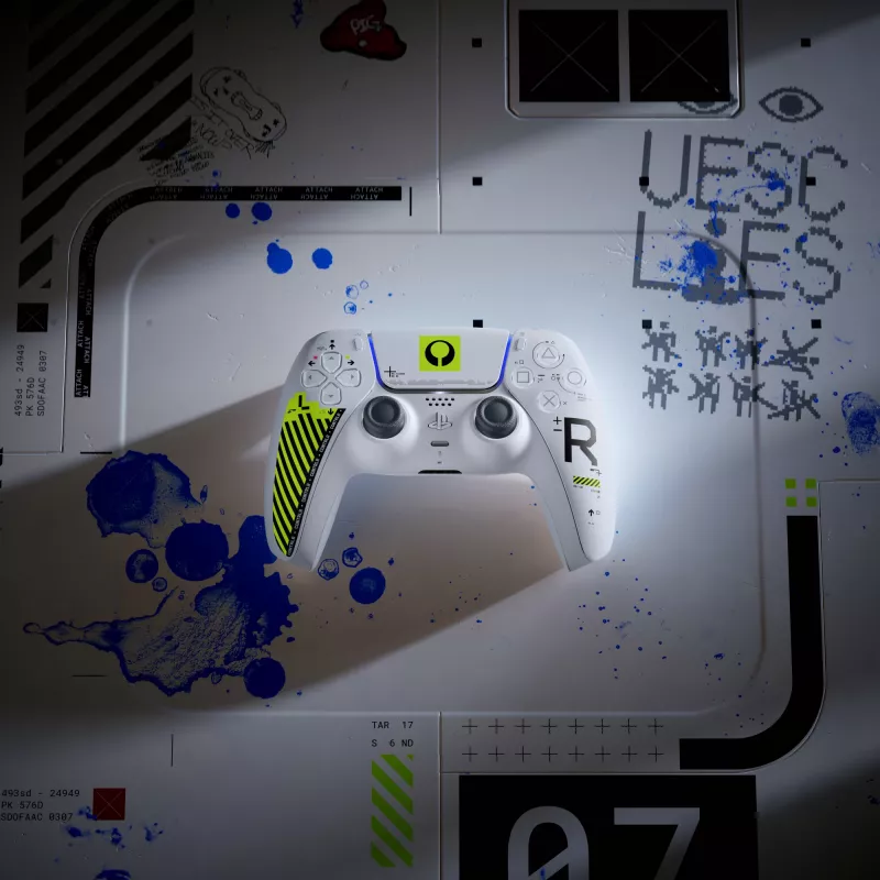 Sony DualSense Wireless Controller - Marathon Limited Edition White, Green Bluetooth/USB Gamepad Analogue / Digital Android, MAC, PC, PlayStation 5, iOS