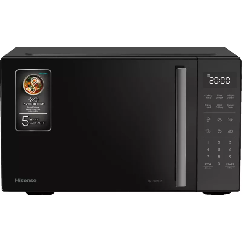 Hisense H23MOBS4HI Black Solo microwave Countertop 23 L 900 W