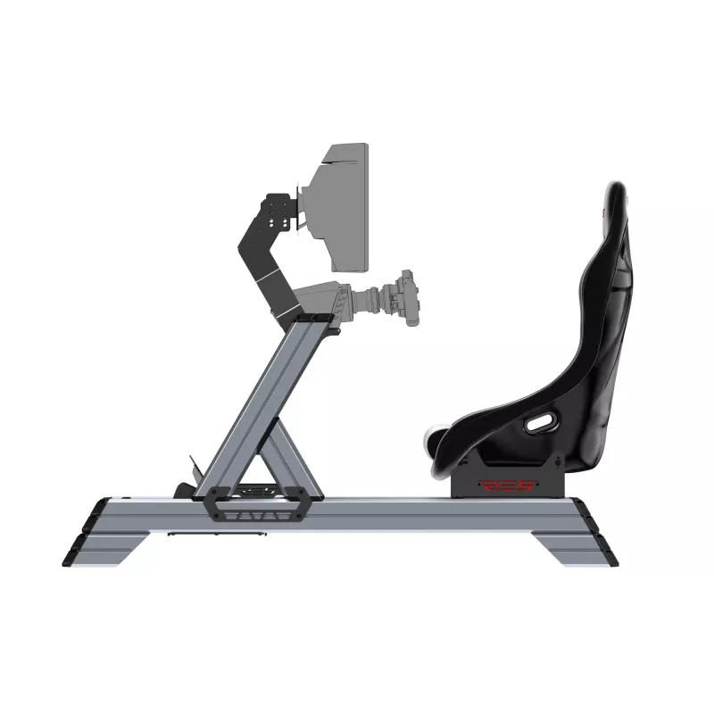 Res-Tech SMART COCKPIT + GT SEAT (BUNDLE), Racing cockpit, Black, Grey, Acrylonitrile butadiene styrene (ABS), Aluminium, 52 kg, Italy