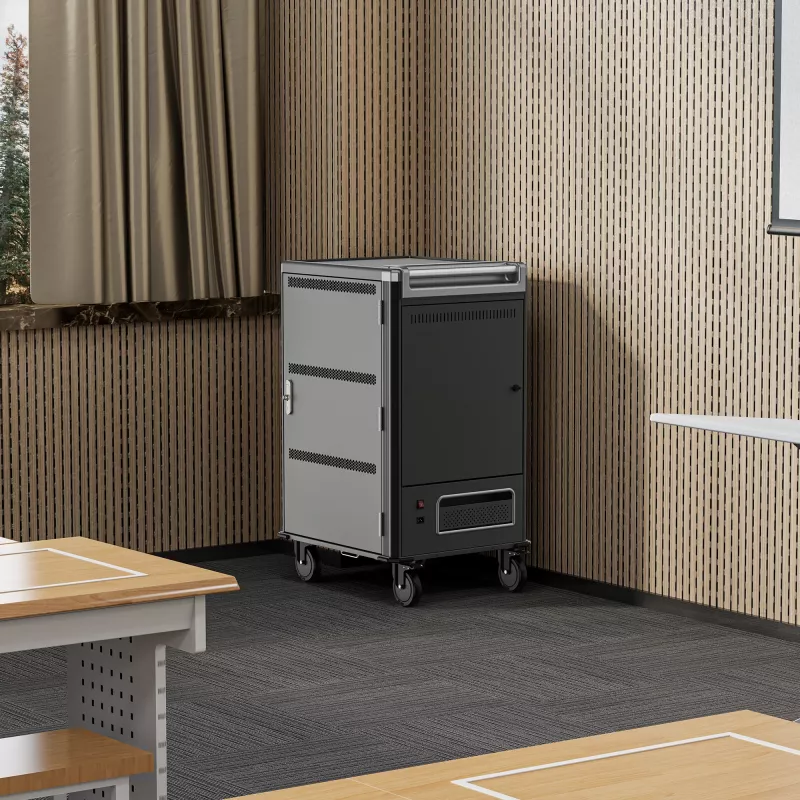 Ewent EW1701 portable device management cart/cabinet Portable device management cabinet Black, Grey