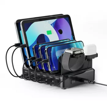 Ewent EW1335 mobile device charger Universal Black AC Fast charging Indoor
