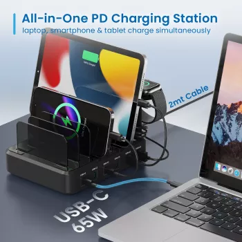Ewent EW1335 mobile device charger Universal Black AC Fast charging Indoor