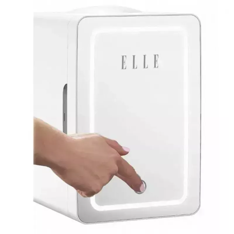 Mini fridge with LED makeup mirror Elle ESDAF01WHEU 6 L white
