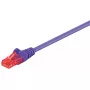 Networking cable GOOBAY 95260 Cat6 U/UTP violet 0.50 m RJ-45–RJ-45