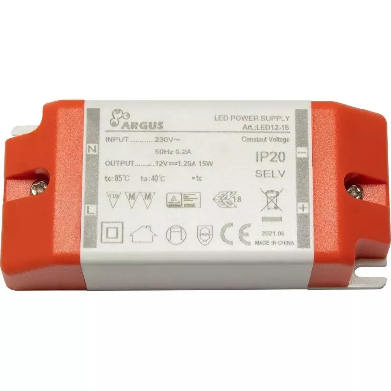 LED Driver Inter-Tech LED12-15 15W IP20 100000h