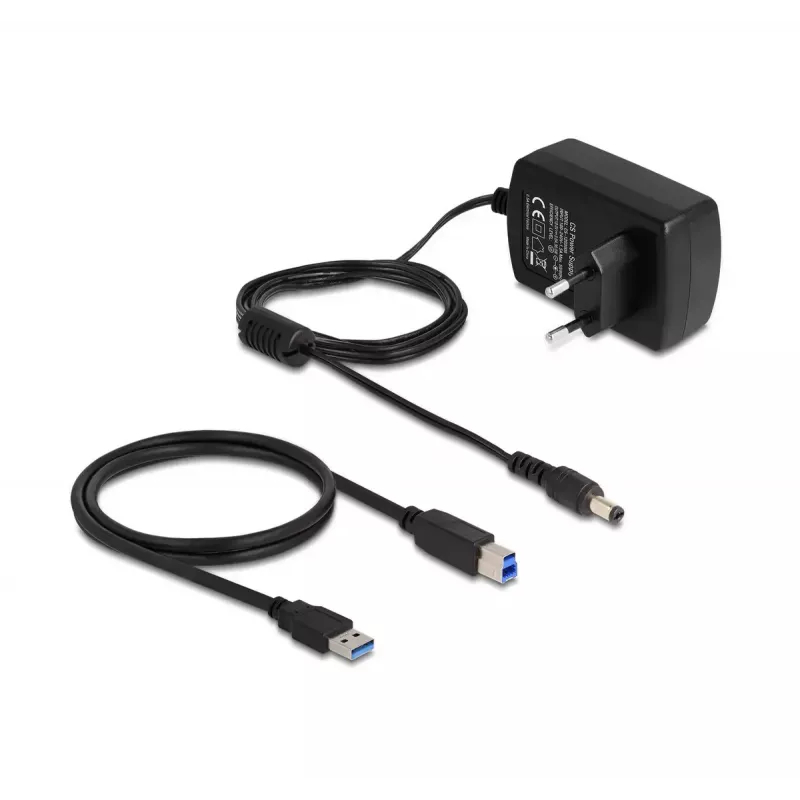 HDD/SSD enclosure DeLOCK 64187 Black 2.5/3.5 inch 5 Gbit/s