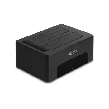 HDD/SSD enclosure DeLOCK 64187 Black 2.5/3.5 inch 5 Gbit/s