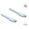 DeLOCK USB Cable USB 2.0 4m USB C Blue 81236