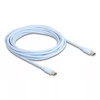DeLOCK USB Cable USB 2.0 4m USB C Blue 81236