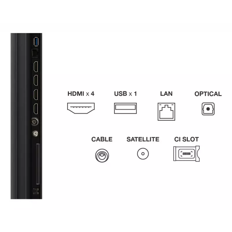 TCL C6K 65C6K TV 165.1 cm (65 inch) 4K Ultra HD Smart TV Wi-Fi Metallic