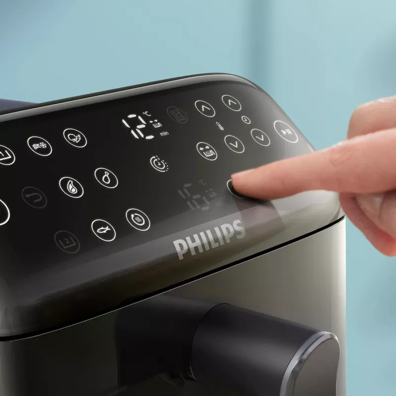 Philips 4000 series Dual Stack Airfryer Vertical Basket 10L Double Stand-alone 2750 W Hot air fryer Black