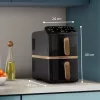 Philips 4000 series Dual Stack Airfryer Vertical Basket 10L Double Stand-alone 2750 W Hot air fryer Black