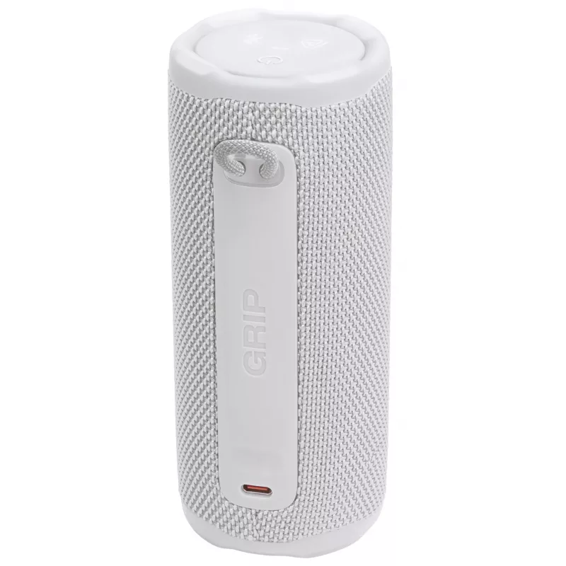 Mono portable speaker JBL Grip Mono White — 16 W RMS, Bluetooth, USB-C, built-in battery