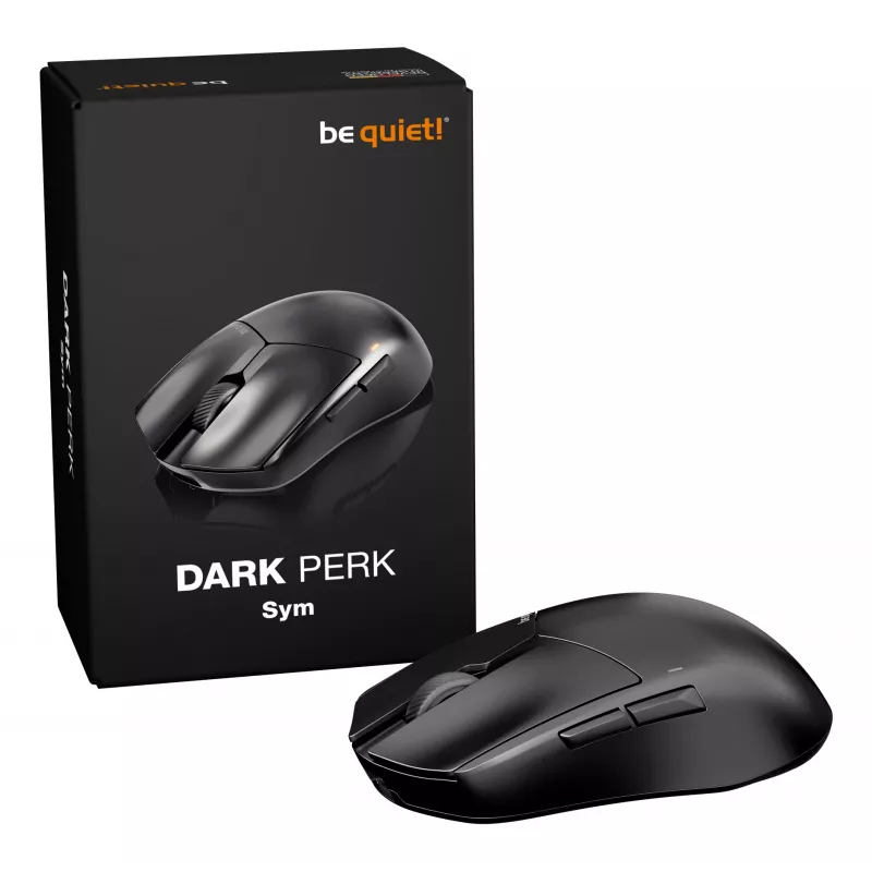be quiet Dark Perk | Sym mouse Gaming Right-hand RF Wireless + USB Type-C Optical 32000 DPI