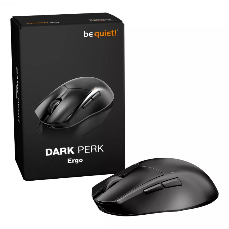 be quiet Dark Perk | Ergo mouse Gaming Right-hand RF Wireless + USB Type-C Optical 32000 DPI