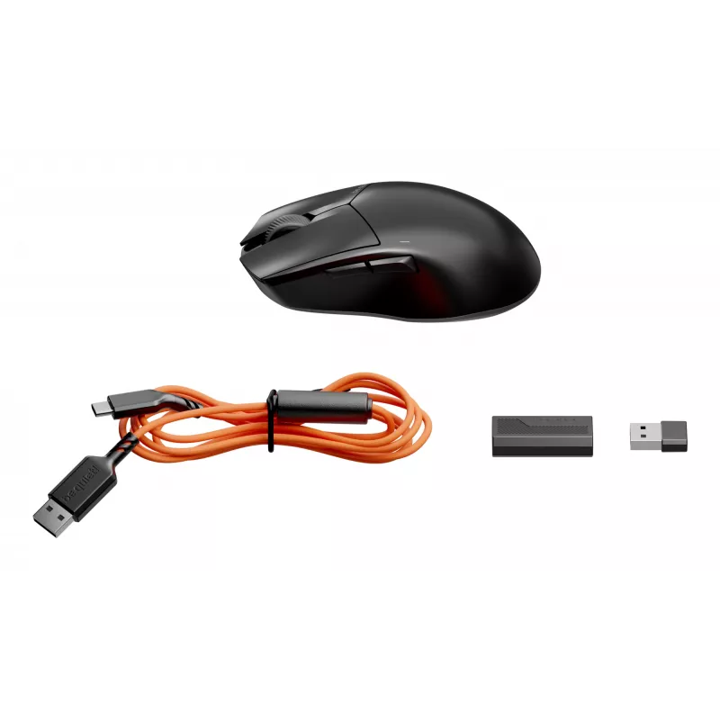 be quiet Dark Perk | Ergo mouse Gaming Right-hand RF Wireless + USB Type-C Optical 32000 DPI