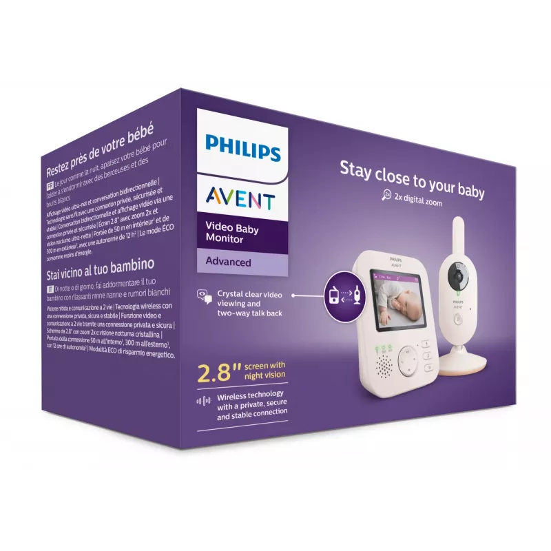 Philips AVENT Video Baby Monitor SCD881/26 Advanced