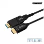 Microconnect Premium Optic HDMI A-D Cable, 15 m, HDMI Type A (Standard), HDMI Type A (Standard), 4096 x 2160 pixels, 3D, Black