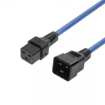 Power cable MicroConnect MC-C19C20LOCK-1.5M-B — C19 to C20 locking, 1.5 m