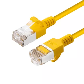 Microconnect V-FTP6A005Y-SLIM networking cable Yellow 0.5 m Cat6a U/FTP (STP)