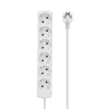 Microconnect GRU0063WA power extension 3 m 6 AC outlet(s) White