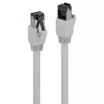 Lindy 1.5m Cat.8.1 S/FTP LSZH Cable, Grey, 1.5 m, Cat8.1, S/FTP (S-STP), RJ-45, RJ-45, Grey