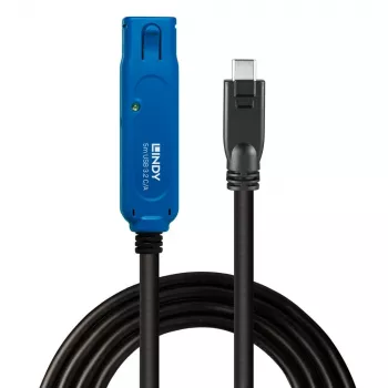 Lindy 5m USB 3.2 Gen 1 C/A Active Extension Pro, 5 m, USB C, USB A, USB 3.2 Gen 1 (3.1 Gen 1), Black