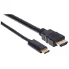 Manhattan USB-C to HDMI Cable, 4K@30Hz, 2m, Black, Male to Male, Three Year Warranty