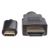 Manhattan USB-C to HDMI Cable, 4K@30Hz, 2m, Black, Male to Male, Three Year Warranty