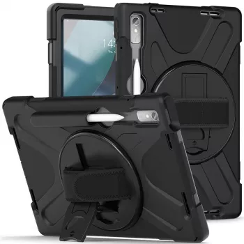 Tablet cover eSTUFF for Lenovo Tab P11 Pro, polycarbonate, for 29.2 cm (11.5 inch) display, 2 stand modes, black