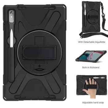 Tablet cover eSTUFF for Lenovo Tab P11 Pro, polycarbonate, for 29.2 cm (11.5 inch) display, 2 stand modes, black