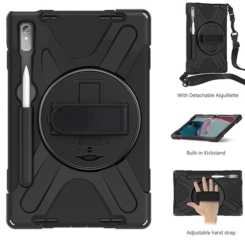 Tablet cover eSTUFF for Lenovo Tab P11 Pro, polycarbonate, for 29.2 cm (11.5 inch) display, 2 stand modes, black