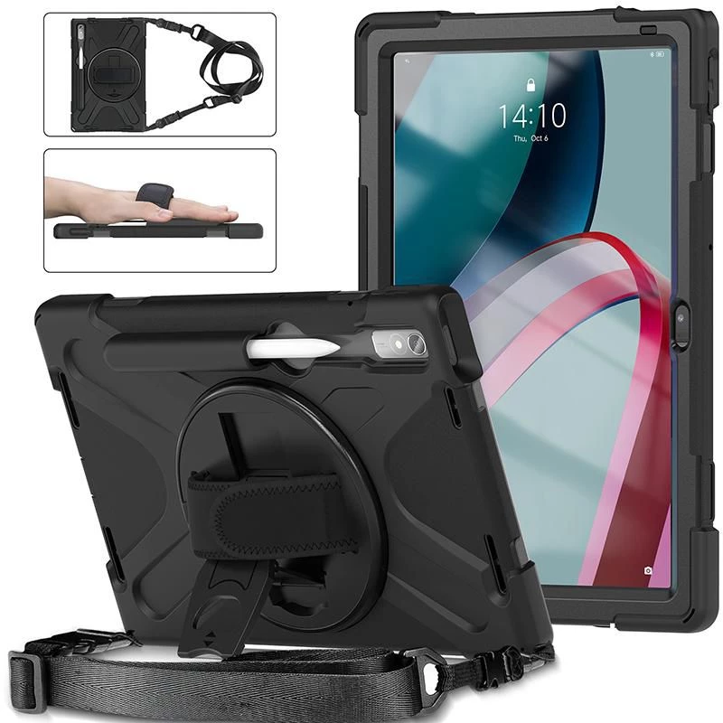 Tablet cover eSTUFF for Lenovo Tab P11 Pro, polycarbonate, for 29.2 cm (11.5 inch) display, 2 stand modes, black