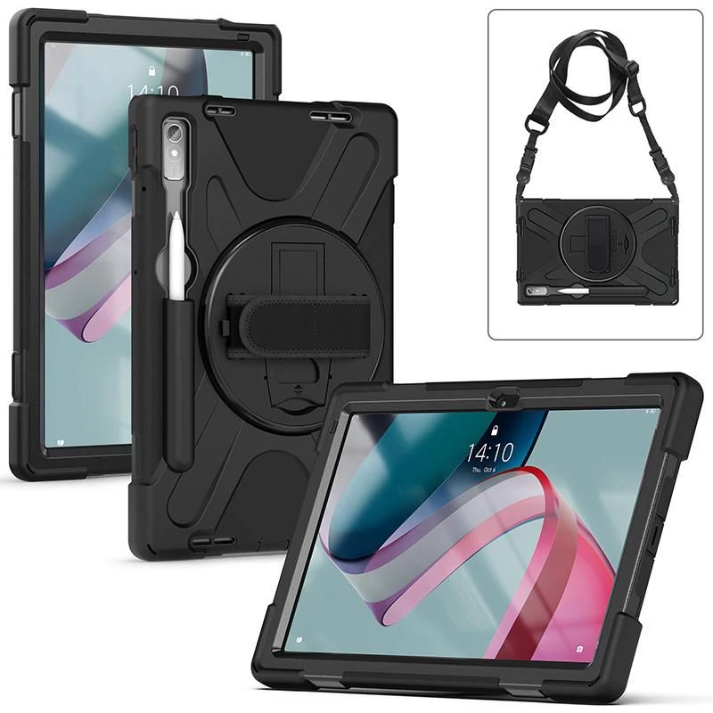 Tablet cover eSTUFF for Lenovo Tab P11 Pro, polycarbonate, for 29.2 cm (11.5 inch) display, 2 stand modes, black
